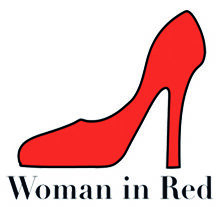 bilden visar en röd sko